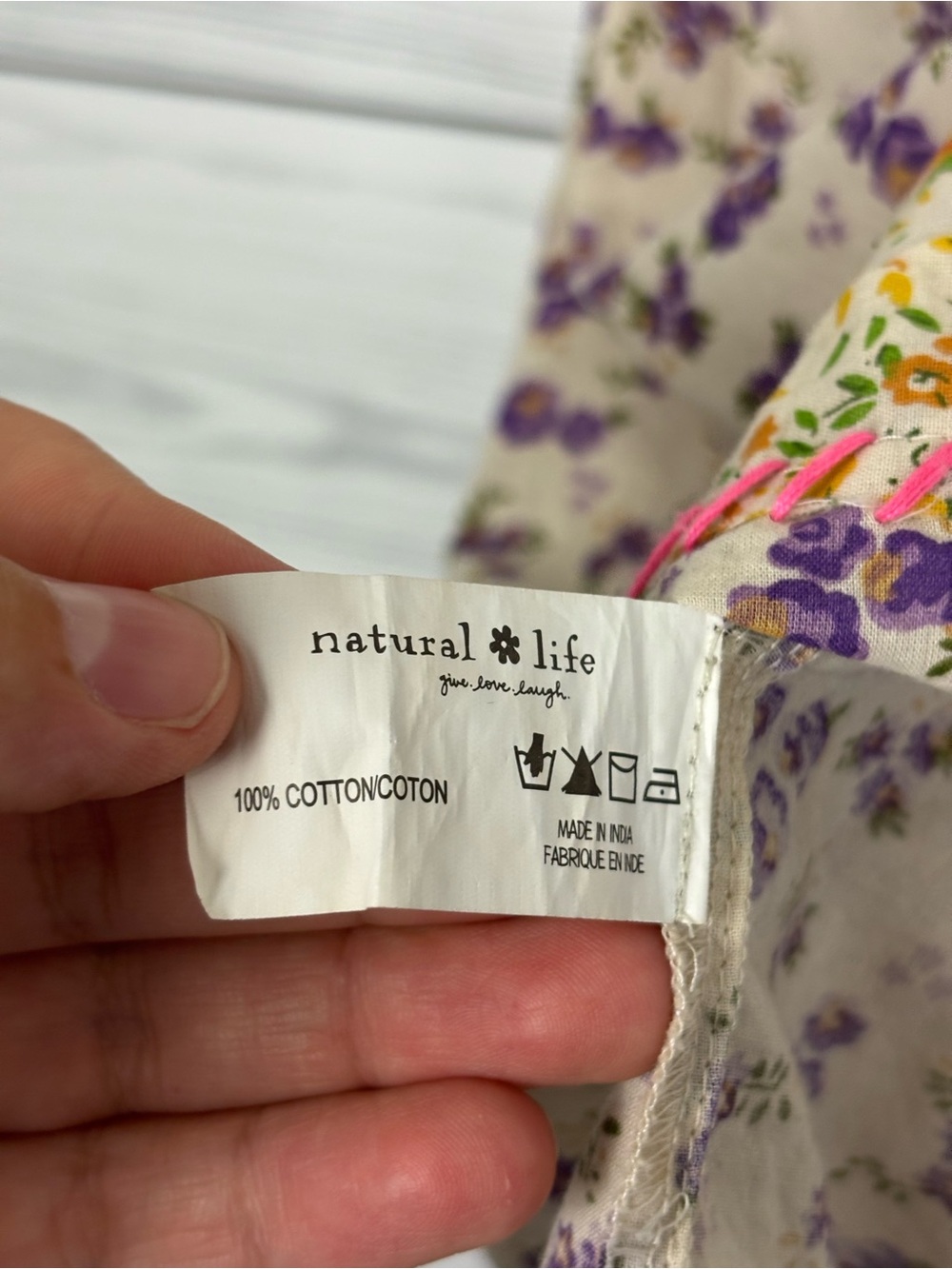 Natural Life floral boho patchwork mini dress size small - Picture 10 of 16